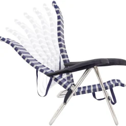 Crespo AL/205 strandstoel - Blue Stripe