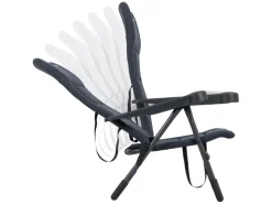 Crespo AP/205 Air-Deluxe 2025 strandstoel - Black