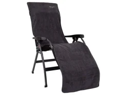 Crespo maat L badstof relax stoelhoes - Grey