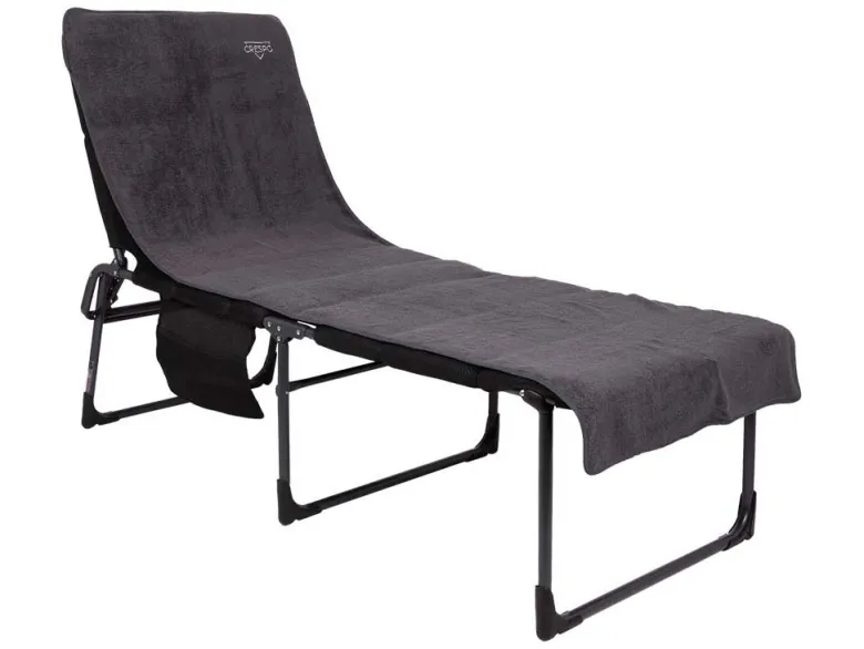 Crespo maat XL badstof ligbed stoelhoes - Grey