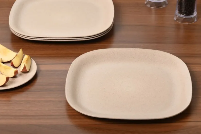 Croppie 28 cm Off White dinerbord - Set van 4