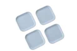 Croppie 20 cm vierkant bord - Azure