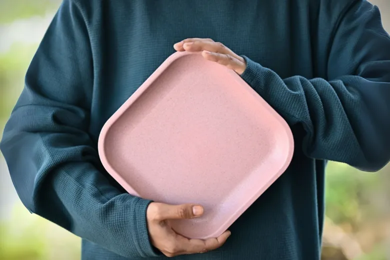 Croppie 20 cm vierkant bord - Innocent