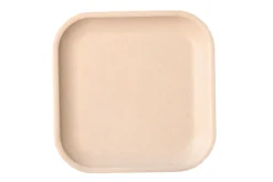 Croppie 20 cm vierkant bord - naturel