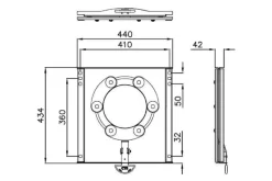 CTA Fiat Ducato X250-X290 vanaf 2001 draaiplateau
