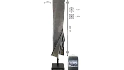 CUHOC Basic 230 x 50 x 58 cm stokparasol hoes