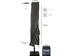 CUHOC Basic 230 x 30 x 57 cm stokparasol hoes