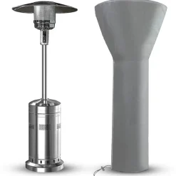 CUHOC Diamond 226 x 85 x 48 cm heaterhoes zilvergrijs