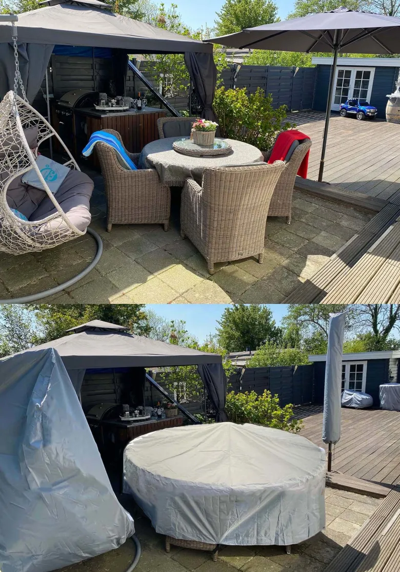 CUHOC Diamond 120 x 120 x 74 cm tuinsethoes