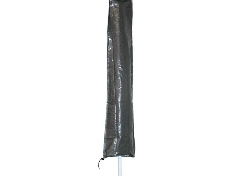 CUHOC Ø3m parasol grijs met Basic parasolhoes