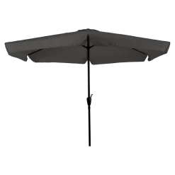 CUHOC Ø3m parasol grijs met Basic parasolhoes