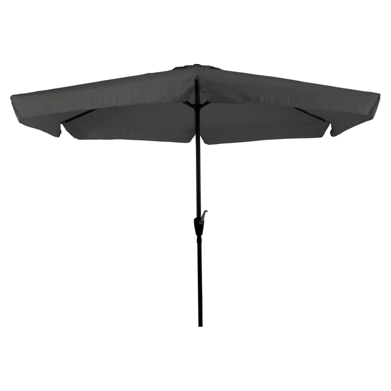 CUHOC Ø3m parasol grijs met Basic parasolhoes