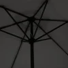 CUHOC Ø3m parasol grijs met Redlabel parasolhoes