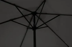 CUHOC Ø3m parasol grijs met Redlabel parasolhoes