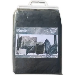 CUHOC Ø3m parasol zwart met Basic parasolhoes
