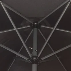 CUHOC Ø3m parasol zwart met Basic parasolhoes