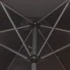 CUHOC Ø3m parasol zwart met Redlabel parasolhoes