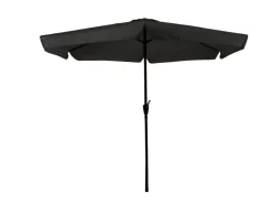 CUHOC Ø3m stokparasol zwart met volanten