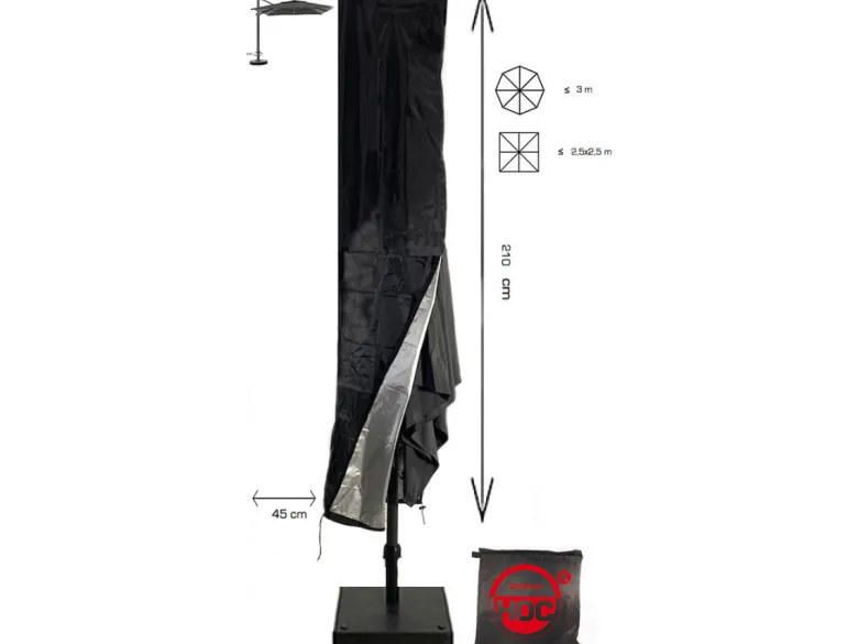 CUHOC Red Label 210 x 45 cm parasolhoes