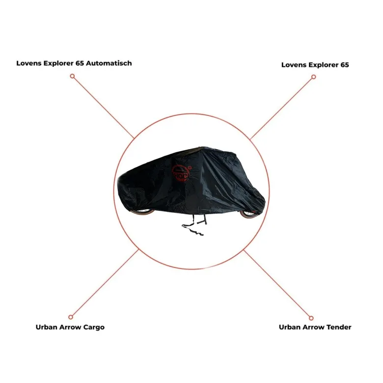 CUHOC Redlabel 295 x 110 x 140 cm bakfietshoes