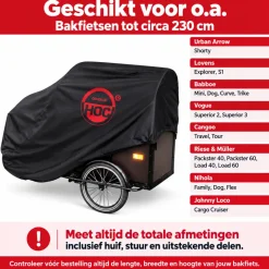 CUHOC Redlabel 245 x 105 x 125 cm bakfietshoes