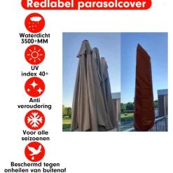 CUHOC Redlabel 250 x 55 x 60 cm zweefparasol hoes