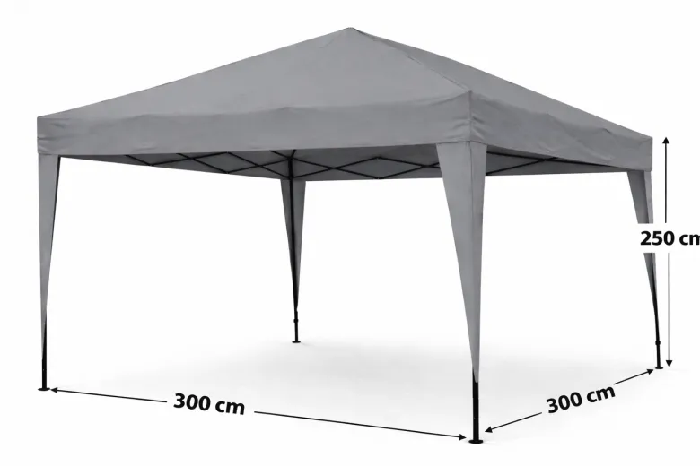 CUHOC 3 x 3 m easy-up partytent - Grey