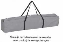 CUHOC 3 x 3 m easy-up partytent - Grey