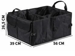 CUHOC 56 x 39 x 26,5 cm kofferbak organizer - Black