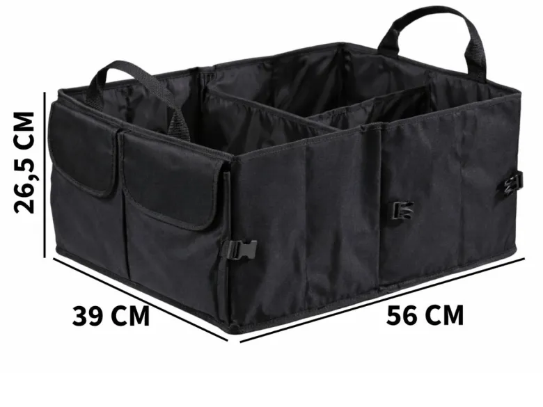 CUHOC 56 x 39 x 26,5 cm kofferbak organizer - Black