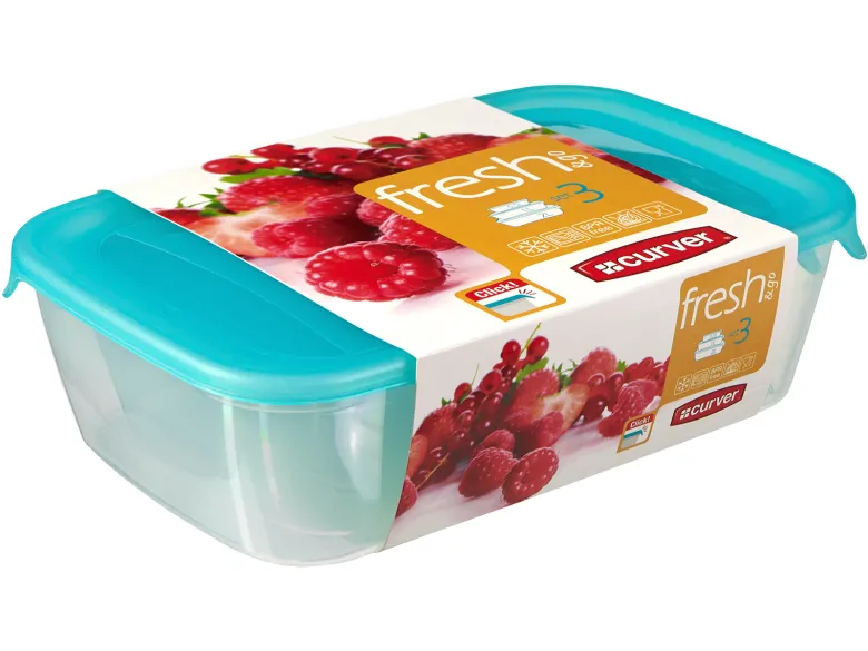 Curver Fresh&Go rechthoekige vershouddozen