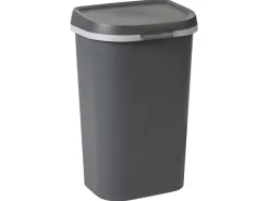 Curver Mistral Flat 50 liter prullenbak - Antraciet