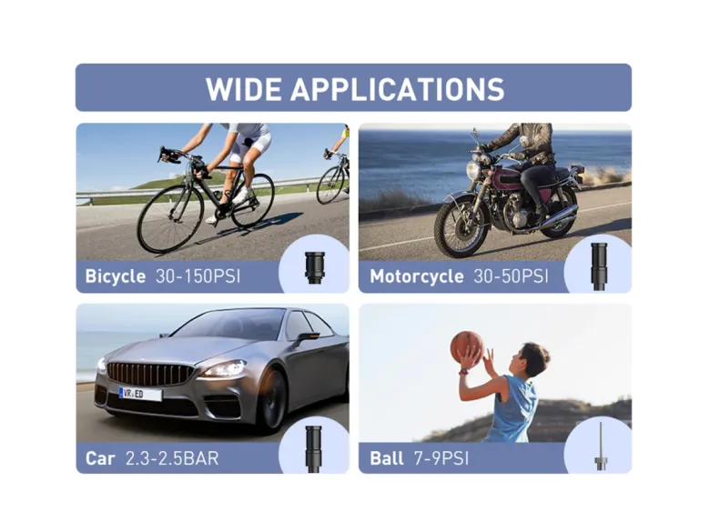 Cycplus A2 Pro elektrische fietspomp