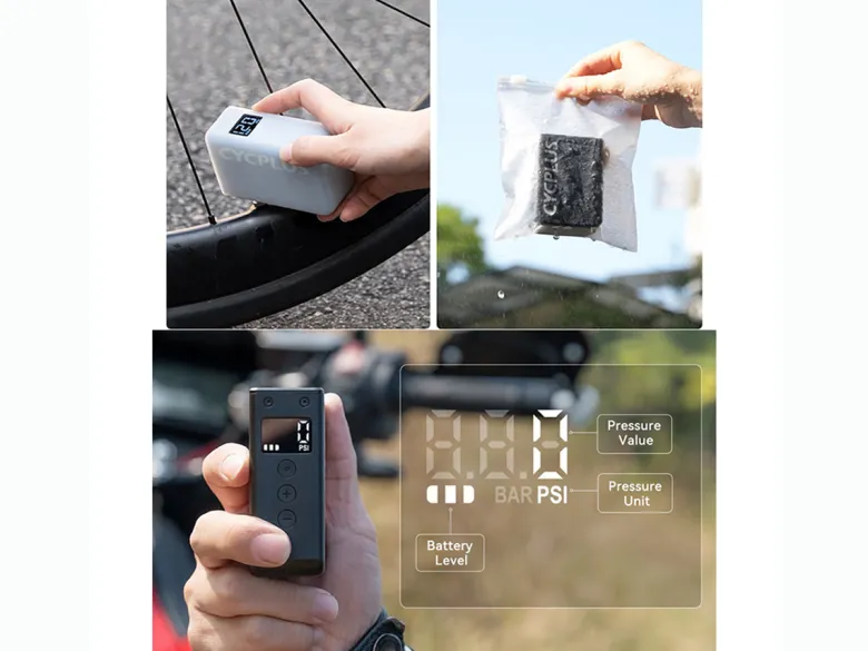 Cycplus AS2 Pro Max elektrische mini fietspomp