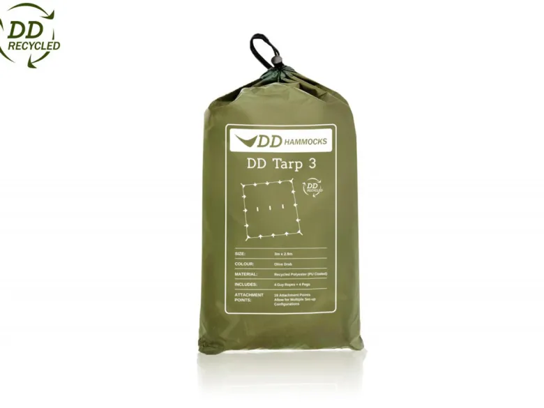 DD recycled 3 x 2.9 meter Tarp - Green
