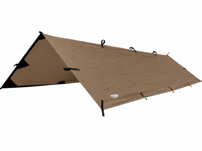 DD S 2.8 x 1.5 meter tarp - Coyote Brown