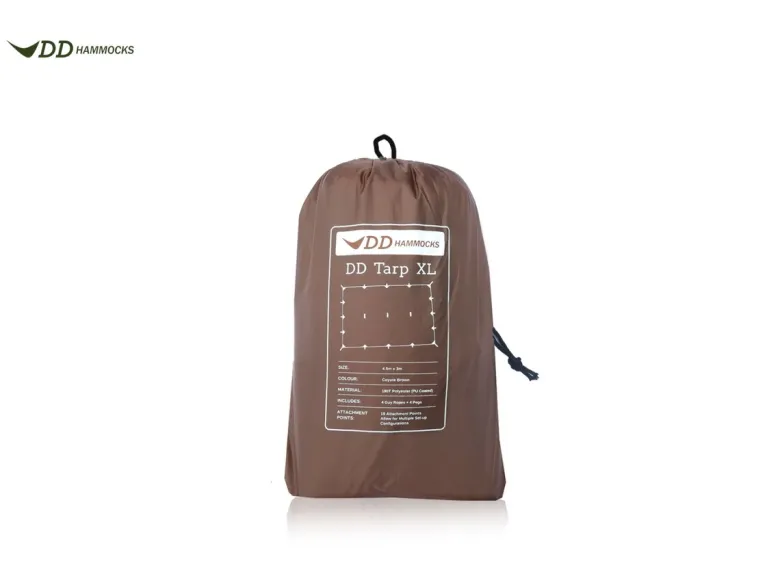 DD XL 4.5 x 3 meter tarp - Coyote Brown