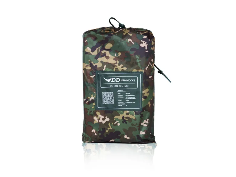 DD 4 x 4 meter tarp - Camouflage
