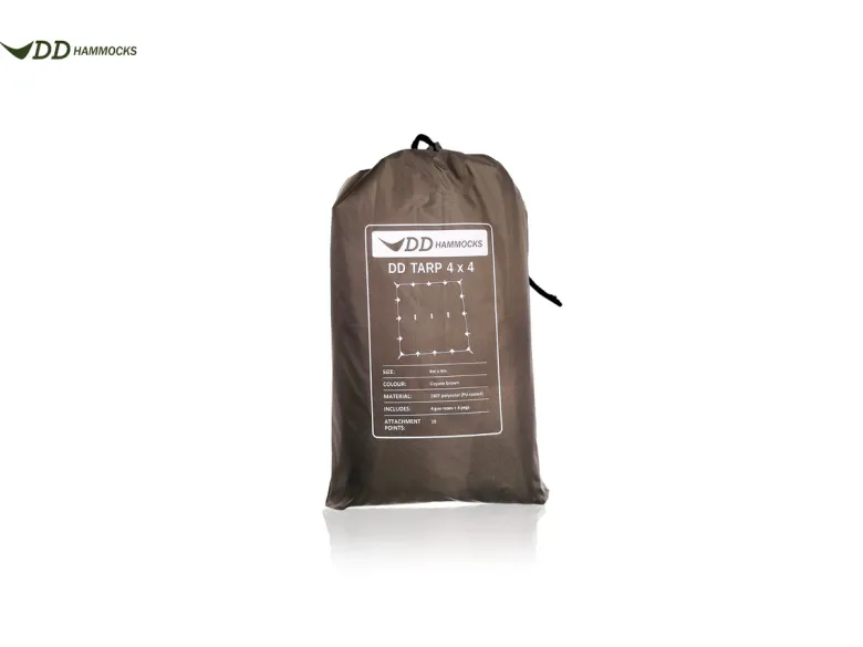 DD 4 x 4 meter tarp - Coyote Brown