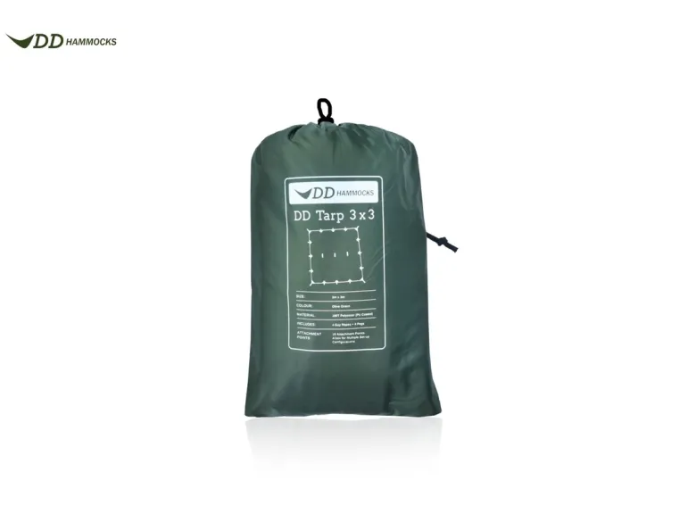 DD 3 x 3 meter tarp - Olive Green