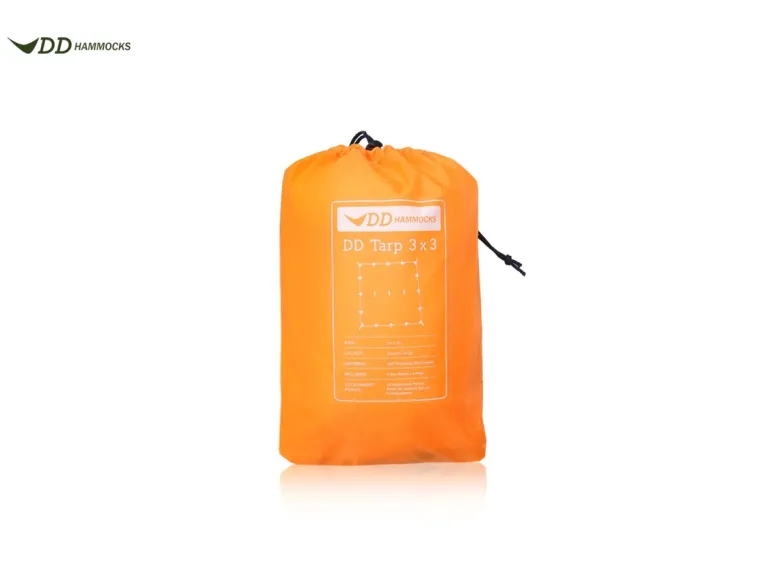 DD 3 x 3 meter Tarp - Sunset Orange
