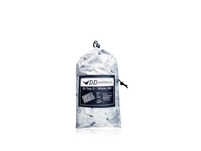 DD 2.8 x 1.5 meter Tarp - Winter Camouflage