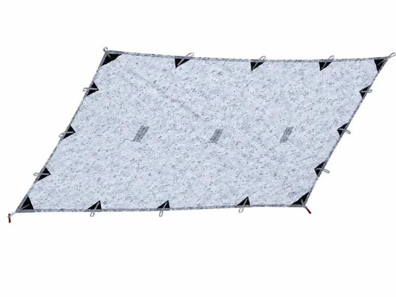 DD 2.8 x 1.5 meter Tarp - Winter Camouflage
