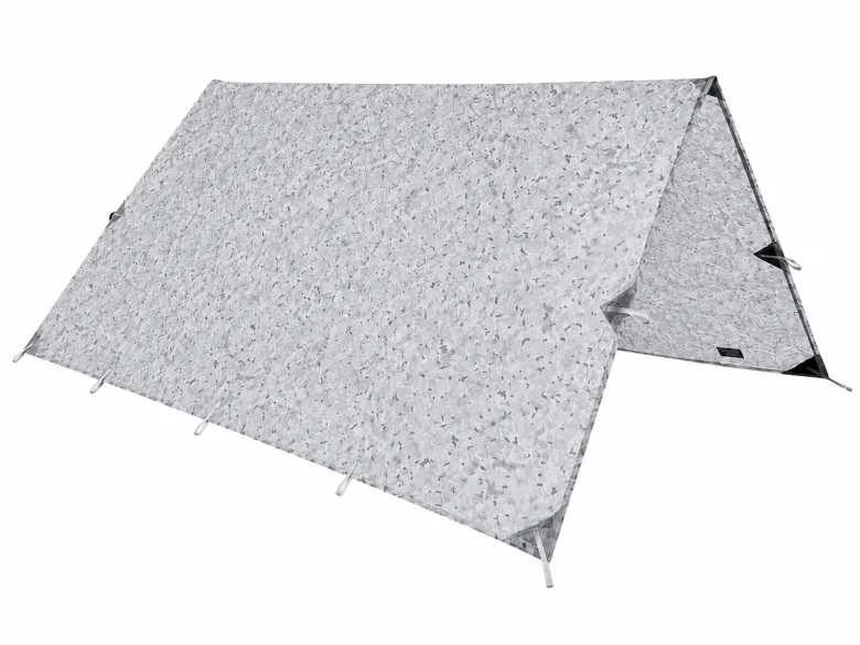 DD 3 x 3 meter Tarp - Winter Camouflage