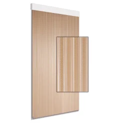 Degor Luxe Lamellen 195x60 cm vliegengordijn - Transparent White