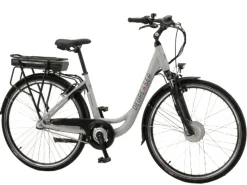 Degreaser 45 cm 10.4 Ah 7sp dames ebike - Silver