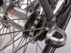 Degreaser 45 cm 10.4 Ah 7sp dames ebike - Silver