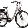 Degreaser 50 cm 10.4 Ah 7sp dames ebike - Silver
