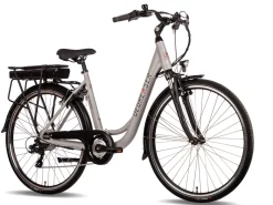 Degreaser 50 cm 10.4 Ah 7sp dames ebike - Silver