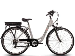 Degreaser 50 cm 10.4 Ah 7sp dames ebike - Silver